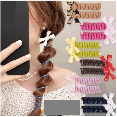 ZUGLQYSX Lot de 2 élastiques en caoutchouc pour femme avec nœud pour téléphone portable Accessoire pour queue de cheval (style 07) ZUGLQYSX Lot de 2 élastiques en caoutchouc pour femme avec nœud pour téléphone portable Accessoire pour queue de cheval (style 07)