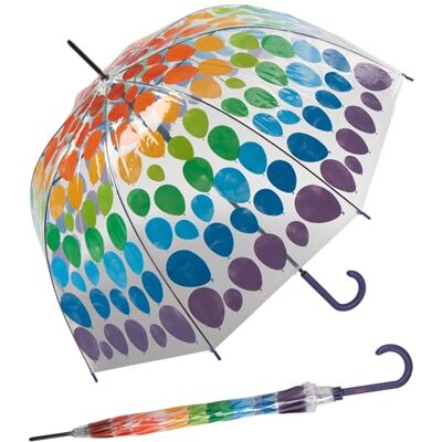 United Benetton Parapluie cloche automatique transparent – Dip Dye, Ballons, 105 cm United Benetton Parapluie cloche automatique transparent – Dip Dye, Ballons, 105 cm