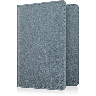 FINTIE Porte-Passeport Housse Voyage Protecteur Portefeuille Pochette Etui de Protection pour Passeport, Carte d'embarquement, Carte d'identit, Bleu Nuageux, Élégante FINTIE Porte-Passeport Housse Voyage Protecteur Portefeuille Pochette Etui de Protection pour Passeport, Carte d'embarquement, Carte d'identit, Bleu Nuageux, Élégante