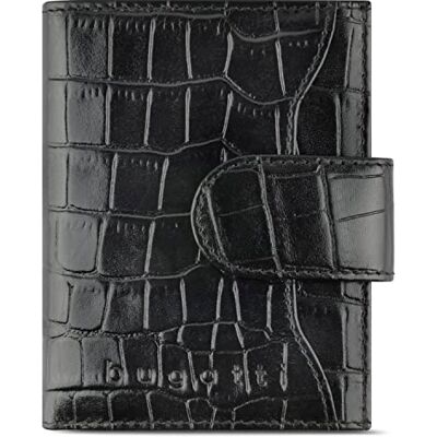 bugatti Secure Smart Portefeuille fin en cuir – Avec protection RFID – Portefeuille plat pour 8 cartes – Étui pour cartes de crédit avec compartiment à billets – Porte-monnaie, étui pour cartes de bugatti Secure Smart Portefeuille fin en cuir – Avec protection RFID – Portefeuille plat pour 8 cartes – Étui pour cartes de crédit avec compartiment à billets – Porte-monnaie, étui pour cartes de