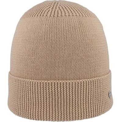 Eisglut Bonnet tricoté avec enveloppe entièrement doublée Breal Conçu en Allemagne, beige, taille unique Eisglut Bonnet tricoté avec enveloppe entièrement doublée Breal Conçu en Allemagne, beige, taille unique