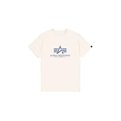 Alpha T-shirt basique pour homme, Blanc vintage/violet nuit, L Alpha T-shirt basique pour homme, Blanc vintage/violet nuit, L
