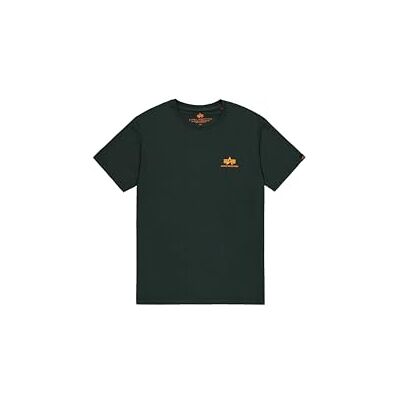 Alpha T-shirt à logo Basic T Small pour homme, Bleu pétrole foncé, M Alpha T-shirt à logo Basic T Small pour homme, Bleu pétrole foncé, M