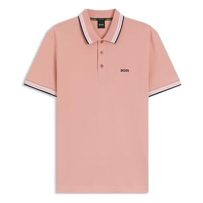 Boss Polo pour homme, Rose clair/pastel 686, XL Boss Polo pour homme, Rose clair/pastel 686, XL