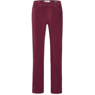 BRAX Pantalon en velours côtelé Style Cooper FA Mythos Flex (Cord) pour homme, bordeaux, 42W / 30L BRAX Pantalon en velours côtelé Style Cooper FA Mythos Flex (Cord) pour homme, bordeaux, 42W / 30L