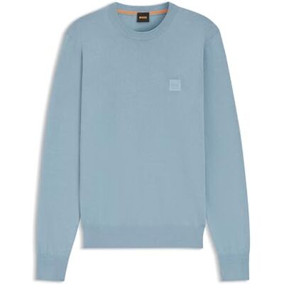 Boss Pull tricoté Kanovano_s pour homme, Bleu clair/bleu pastel, XL Boss Pull tricoté Kanovano_s pour homme, Bleu clair/bleu pastel, XL