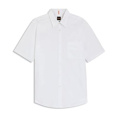 Boss T-shirt pour homme, Blanc 100, L Boss T-shirt pour homme, Blanc 100, L