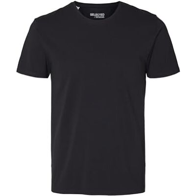 SELECTED HOMME Slhnewpima Ss T-shirt à col rond Noos T-shirt Homme SELECTED HOMME Slhnewpima Ss T-shirt à col rond Noos T-shirt Homme