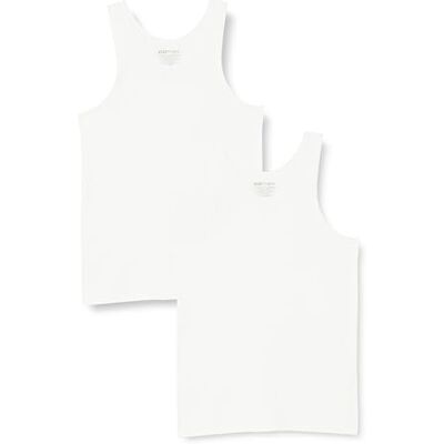 DIM Débardeurs en coton thermorégulateur blanc - Lot de 2 DIM Débardeurs en coton thermorégulateur blanc - Lot de 2