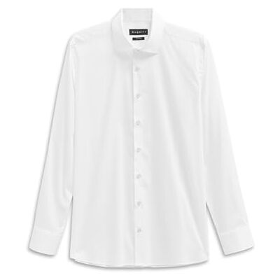 bugatti Chemise à col Kent pour homme, coupe moderne, Blanc (10), M bugatti Chemise à col Kent pour homme, coupe moderne, Blanc (10), M