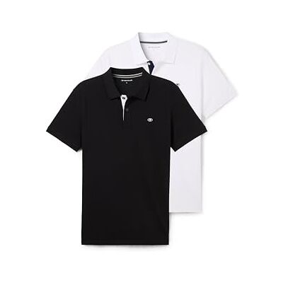 TOM TAILOR 1044879 Polo Homme (lot de 2) TOM TAILOR 1044879 Polo Homme (lot de 2)