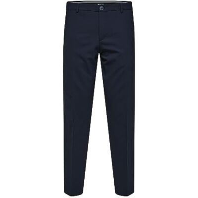 SELECTED HOMME SELETED HOMME Slhslim-Elon TRS Flex B Noos Pantalon élégant pour homme, Blazer Bleu marine, 38 SELECTED HOMME SELETED HOMME Slhslim-Elon TRS Flex B Noos Pantalon élégant pour homme, Blazer Bleu marine, 38