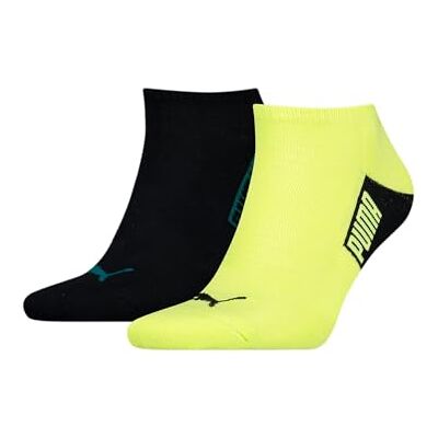 PUMA Logo Block Chaussettes Homme, Varsity Green / Lime Combo, 42 EU PUMA Logo Block Chaussettes Homme, Varsity Green / Lime Combo, 42 EU