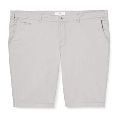 BRAX Style Bari Shorts Bermudahose in sportiver Chino-Optik, Gris Platin, 34 Homme BRAX Style Bari Shorts Bermudahose in sportiver Chino-Optik, Gris Platin, 34 Homme
