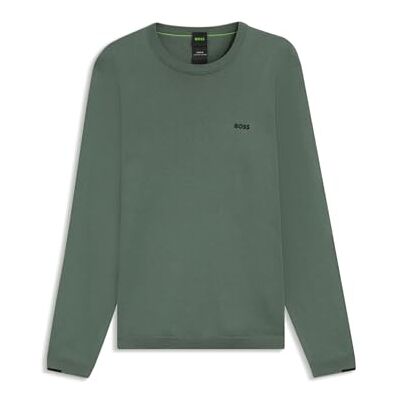 Boss K_Ever-x Cn Pull tricoté pour homme, Open Green, L Boss K_Ever-x Cn Pull tricoté pour homme, Open Green, L