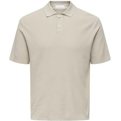 Only & Sons Onstony Reg 12 Ss Waffle Polo Knit Onstony Reg 12 Ss Waffle Polo en tricot Homme (lot de 1) Only & Sons Onstony Reg 12 Ss Waffle Polo Knit Onstony Reg 12 Ss Waffle Polo en tricot Homme (lot de 1)