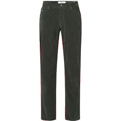 BRAX Pantalon moderne en velours côtelé style Cadiz Evolution Tt pour homme, Vert (Pine 34), 31W / 34L BRAX Pantalon moderne en velours côtelé style Cadiz Evolution Tt pour homme, Vert (Pine 34), 31W / 34L