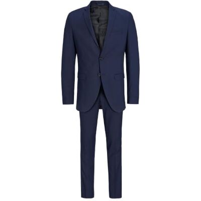 JACK & JONES Solaris Two Piece Suit, Bleu marine/coupe : super slim, 60 JACK & JONES Solaris Two Piece Suit, Bleu marine/coupe : super slim, 60