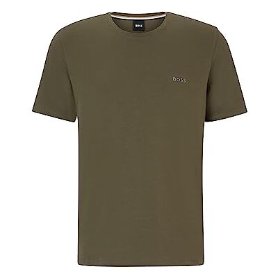 Boss T-shirt à manches courtes et col rond pour homme, Open Green, M Boss T-shirt à manches courtes et col rond pour homme, Open Green, M