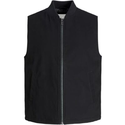 JACK & JONES Jjedover Noos Gilet, Noir, XXL JACK & JONES Jjedover Noos Gilet, Noir, XXL