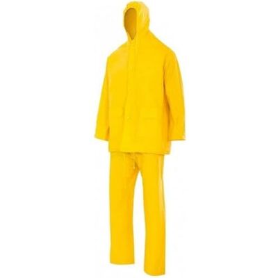 Velilla XXL Combinaison de pluie jaune imperméable - Combinaison de pluie Velilla XXL Combinaison de pluie jaune imperméable - Combinaison de pluie