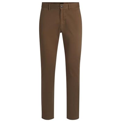 Boss 10242156 Pantalon chino 31, marron, 31W / 32L Boss 10242156 Pantalon chino 31, marron, 31W / 32L