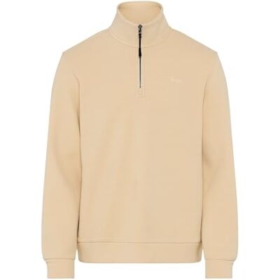 BRAX Sweat-shirt chaud en flanelle polaire pour homme, 96 Crème, L BRAX Sweat-shirt chaud en flanelle polaire pour homme, 96 Crème, L