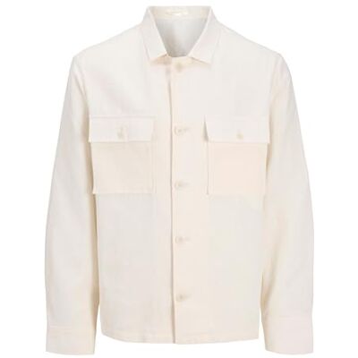 JACK & JONES Blazer hybride Jprmarcus pour homme, Cloud Dancer, 52 JACK & JONES Blazer hybride Jprmarcus pour homme, Cloud Dancer, 52