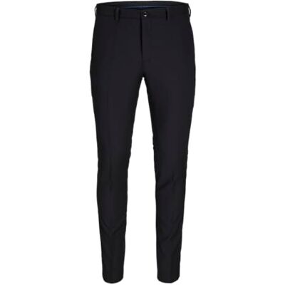 JACK & JONES JPRSOLARIS Pantalon de costume pour homme Coupe super slim, Noir, 56 JACK & JONES JPRSOLARIS Pantalon de costume pour homme Coupe super slim, Noir, 56