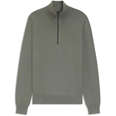Boss Pull tricoté pour homme, Open Grey 076, M Boss Pull tricoté pour homme, Open Grey 076, M