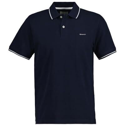 GANT Tipping Ss Pique Rugger Polo Homme GANT Tipping Ss Pique Rugger Polo Homme