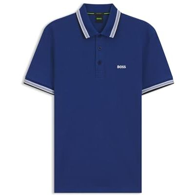 Boss Polo pour homme, Bleu moyen 420, XS Boss Polo pour homme, Bleu moyen 420, XS