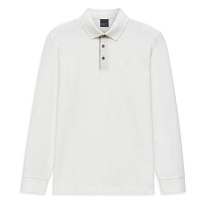 bugatti 8130-15030E Polo à manches longues pour homme Coupe moderne Coton, Blanc (10), M bugatti 8130-15030E Polo à manches longues pour homme Coupe moderne Coton, Blanc (10), M