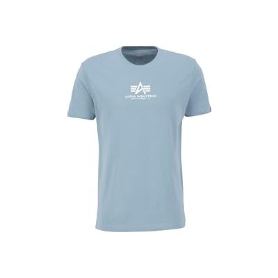 Alpha Basic T ML T-Shirt Manches Courtes Homme, 134-greyblue, XS Alpha Basic T ML T-Shirt Manches Courtes Homme, 134-greyblue, XS