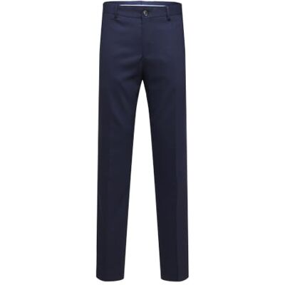 SELECTED HOMME Pantalon Tissé, Navy Blazer, 56 SELECTED HOMME Pantalon Tissé, Navy Blazer, 56