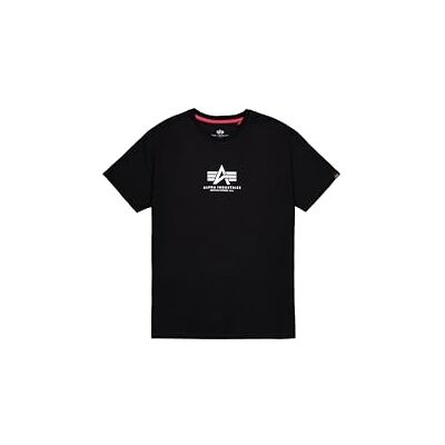 Alpha T-shirt basique à manches courtes pour homme, Noir, L Alpha T-shirt basique à manches courtes pour homme, Noir, L