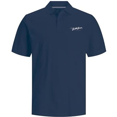JACK & JONES Polo Ss Jjalvis pour homme, Blazer bleu marine., S JACK & JONES Polo Ss Jjalvis pour homme, Blazer bleu marine., S