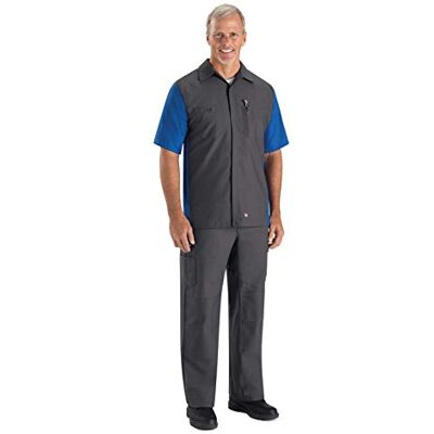 Red Kap ® Men's Short Sleeve Two-tone Crew Shirt Chemise Homme (lot de 1) Red Kap ® Men's Short Sleeve Two-tone Crew Shirt Chemise Homme (lot de 1)