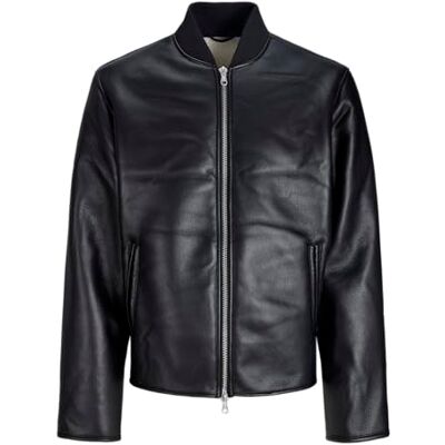 JACK & JONES Jcofade Pu Bomber Jacket Styd Aw25 Jcofade Aw25 Veste bomber en polyuréthane Homme (lot de 1) JACK & JONES Jcofade Pu Bomber Jacket Styd Aw25 Jcofade Aw25 Veste bomber en polyuréthane Homme (lot de 1)