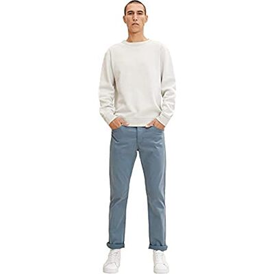 TOM TAILOR Denim Hommes Veste 1034448, 10668 Sky Captain Blue, L TOM TAILOR Denim Hommes Veste 1034448, 10668 Sky Captain Blue, L