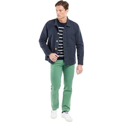 Armor-lux Armor Lux Veste de pêche Héritage pour homme, Marine Deep, L Armor-lux Armor Lux Veste de pêche Héritage pour homme, Marine Deep, L