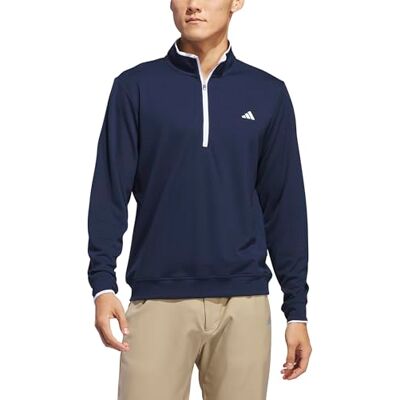 adidas Sweat-shirt léger avec fermeture éclair quart pour homme UPF (lot de 1) adidas Sweat-shirt léger avec fermeture éclair quart pour homme UPF (lot de 1)