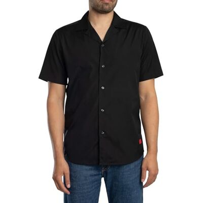 HUGO Homme Chemise À Manches Courtes Ellino, Black HUGO Homme Chemise À Manches Courtes Ellino, Black