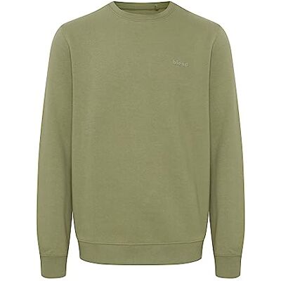 BLEND Bhdownton Sweat-Shirt À Col Rond Maillot de survêtement Homme, 170115_oil Green, S BLEND Bhdownton Sweat-Shirt À Col Rond Maillot de survêtement Homme, 170115_oil Green, S
