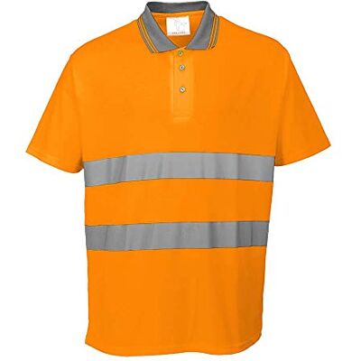 Portwest S171 Coton Comfort Polo, Normal, Orange, Taille M Portwest S171 Coton Comfort Polo, Normal, Orange, Taille M