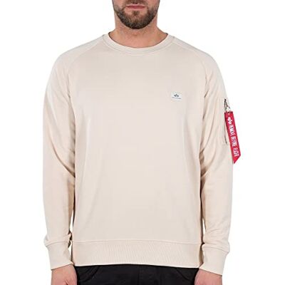 Alpha X-fit Sweat-Shirt À Capuche Sport Homme, Blanc (Jet Stream White), XS Alpha X-fit Sweat-Shirt À Capuche Sport Homme, Blanc (Jet Stream White), XS
