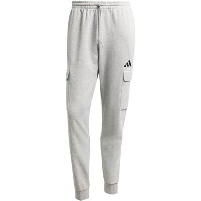 adidas Homme Essentials Feelcozy Fleece Cargo Pants, medium grey heather/black, XL adidas Homme Essentials Feelcozy Fleece Cargo Pants, medium grey heather/black, XL