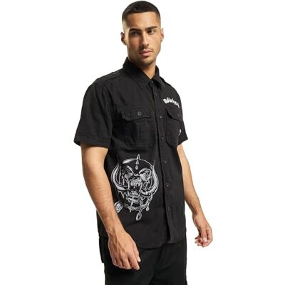 Brandit Luis T-shirt vintage pour homme, Noir, 4XL Brandit Luis T-shirt vintage pour homme, Noir, 4XL