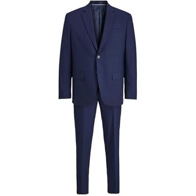 JACK & JONES JACK&JONES JPRTHEO Noos Combinaison, Bleu médiéval/coupe : coupe droite, 52 JACK & JONES JACK&JONES JPRTHEO Noos Combinaison, Bleu médiéval/coupe : coupe droite, 52