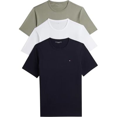 Tommy Hilfiger 3p Ss Tee Um0um03870 T-shirt S/S Homme (lot de 1) Tommy Hilfiger 3p Ss Tee Um0um03870 T-shirt S/S Homme (lot de 1)